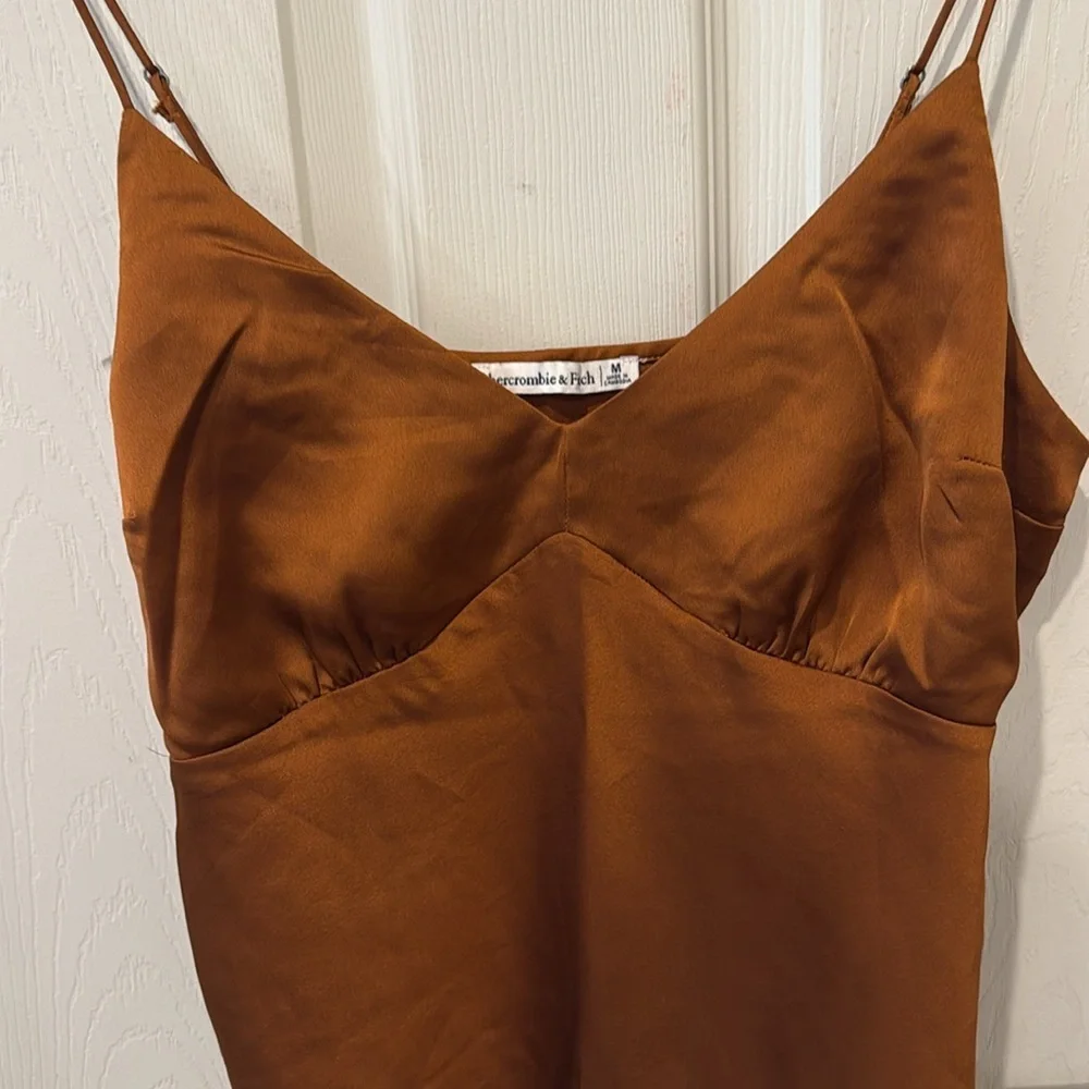 Abercrombie & Fitch satin cami, medium - Picture 3 of 7
